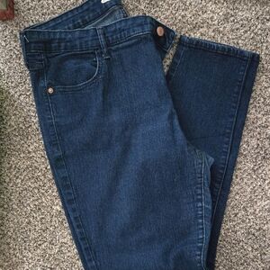 Old Navy Straight-Leg Dark Blue Jeans